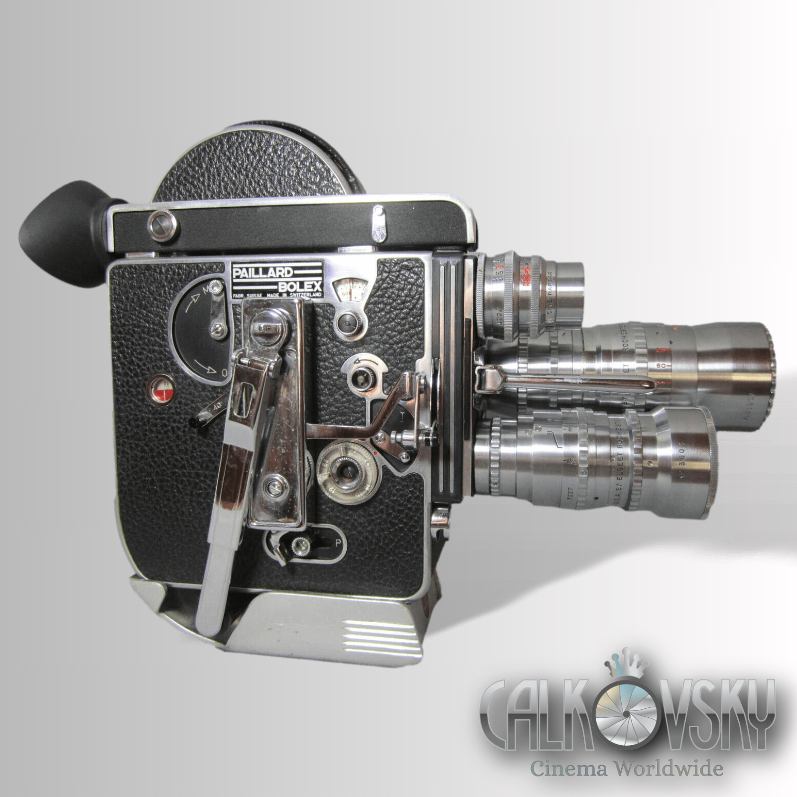 1960 STUNNING Bolex H16 Reflex 16mm Movie Camera Set (No 175798