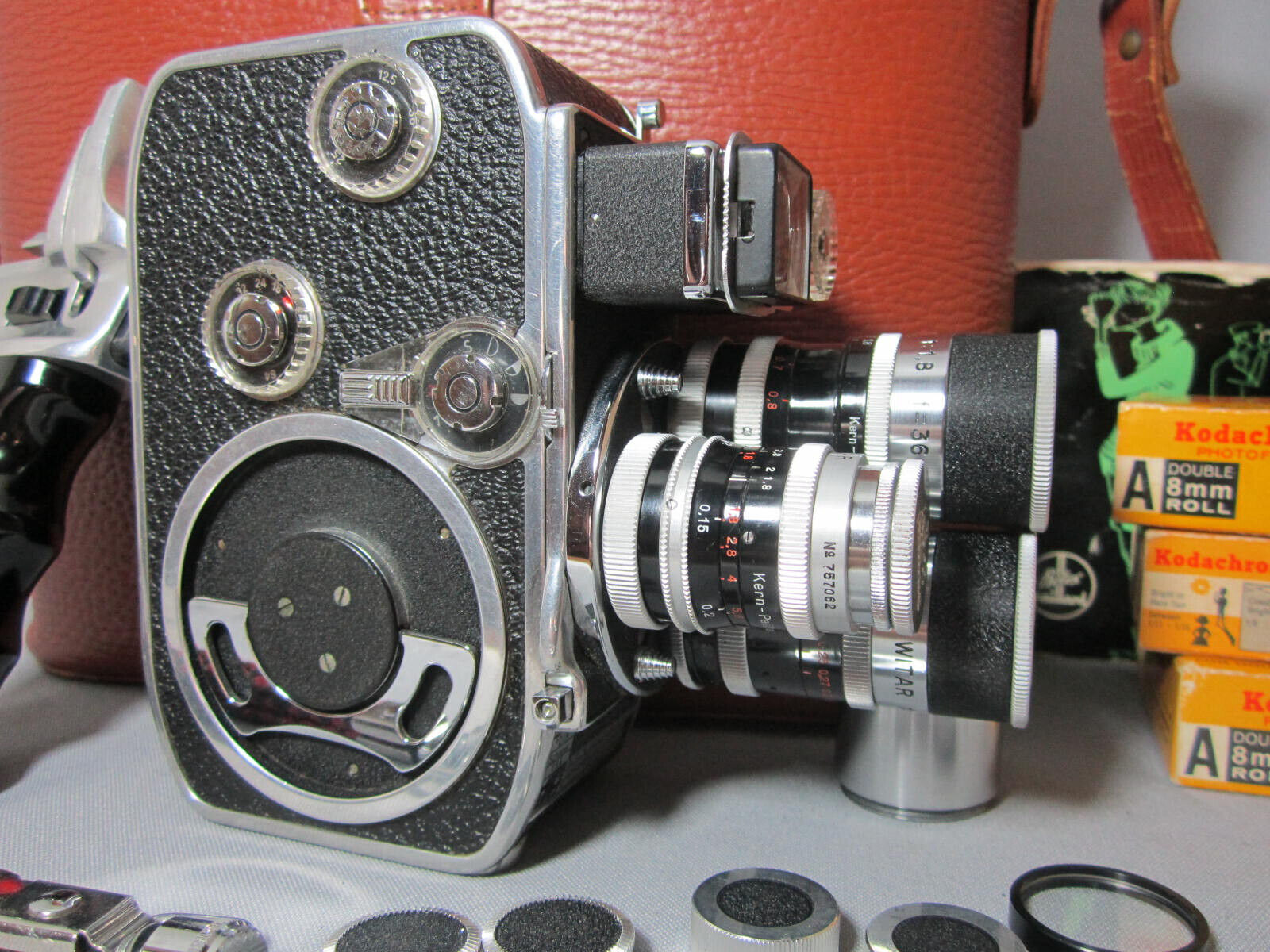 PRISTINE Bolex D8L 8mm Movie Camera Package – Calkovsky Cinema Worldwide