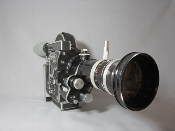 13x Viewer Bolex SB 16mm Movie Camera + 100mm RX Kern Vario Zoom (No 303337)