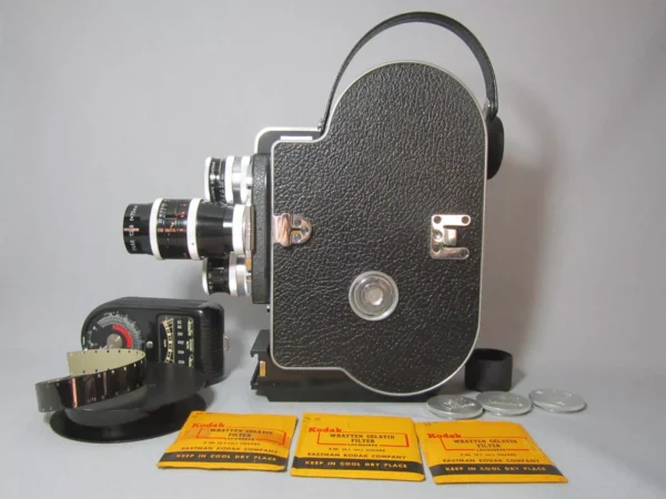 Bolex Reflex 16mm Movie Camera (No 182461) + Kern 16mm, 25mm, 75mm - Image 11