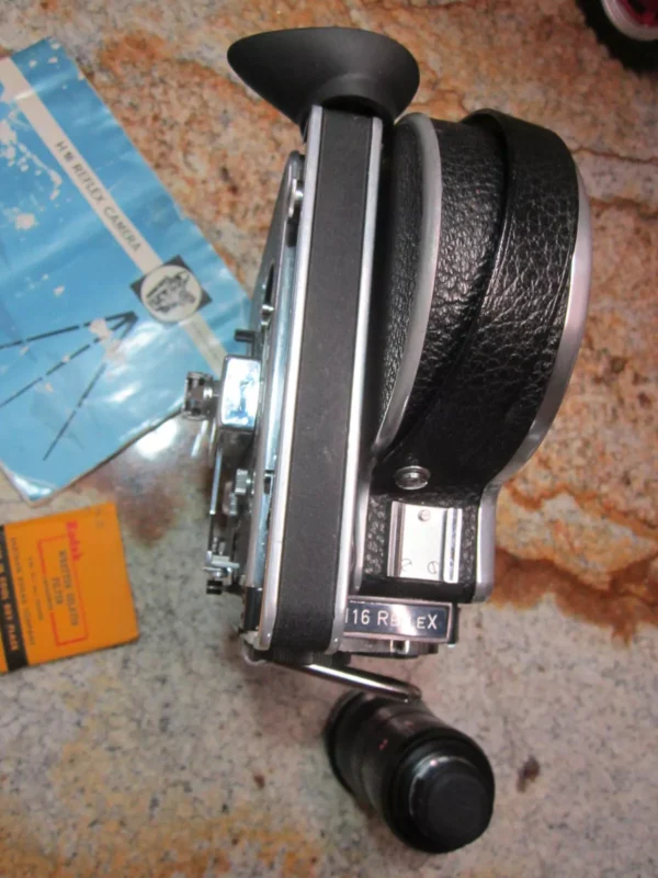 Bolex Reflex 16mm Movie Camera (No 182461) + 75mm Lens - Image 12