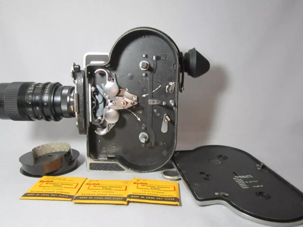 Beautiful Bolex Rex-4 16mm Movie Camera (No 249005) Package - Image 8