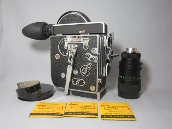 Beautiful Bolex Rex-4 16mm Movie Camera (No 249005) Package - Image 10