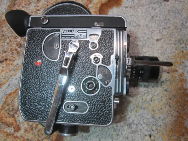 Bolex Reflex 16mm Movie Camera (No 174233) + 12.5mm C-Mount Lens - Image 11