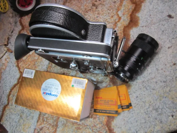 Bolex H16 Reflex 16mm Movie Camera (No 167656) + 75mm C-Mount Zoom Lens - Image 12