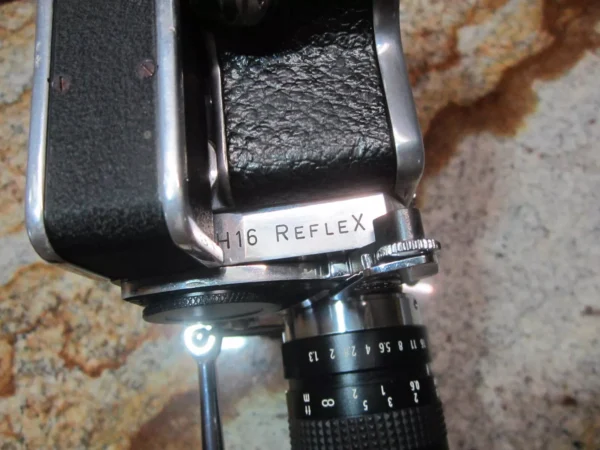 10x Viewer Bolex H16 Rex Reflex 16mm Movie Camera (No 164903) + 12.5mm C-Mount Lens - Image 13