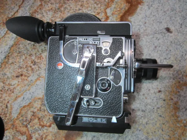 10x Viewer Bolex H16 Rex Reflex 16mm Movie Camera (No 164903) + 12.5mm C-Mount Lens - Image 15