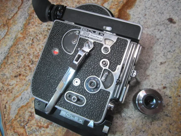 10x Viewer Bolex H16 Rex Reflex 16mm Movie Camera + 12.5mm C-Mount Lens - Image 16