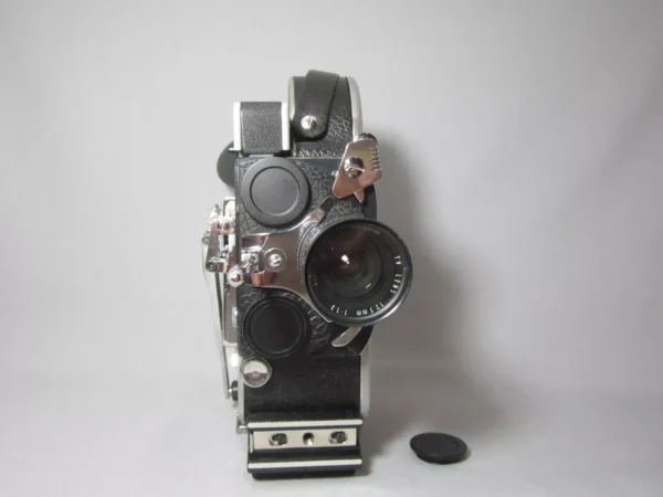 10x Viewer Bolex H16 Rex Reflex 16mm Movie Camera (No 164903) + 12.5mm C-Mount Lens - Image 3