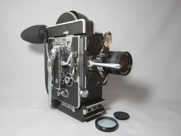 10x Viewer Bolex H16 Rex Reflex 16mm Movie Camera (No 164903) + 12.5mm C-Mount Lens - Image 4