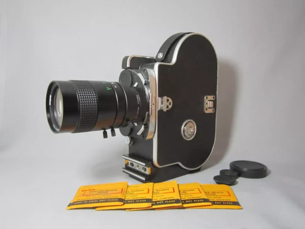 Bolex H16 Reflex 16mm Movie Camera (No 167656) + 75mm C-Mount Zoom Lens - Image 6