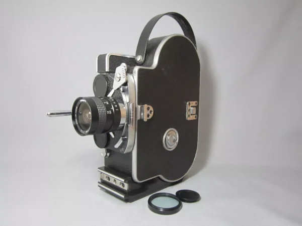 10x Viewer Bolex H16 Rex Reflex 16mm Movie Camera (No 164903) + 12.5mm C-Mount Lens - Image 8