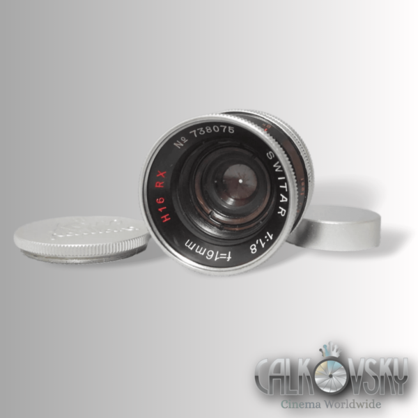 Kern Switar H16 RX 1.8 / 16mm C-Mount Lens (No 738075)