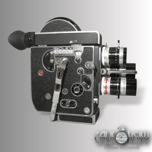 Bolex Rex-3 H8 Reflex 8mm Movie Camera (No 211707) + Preset Lenses