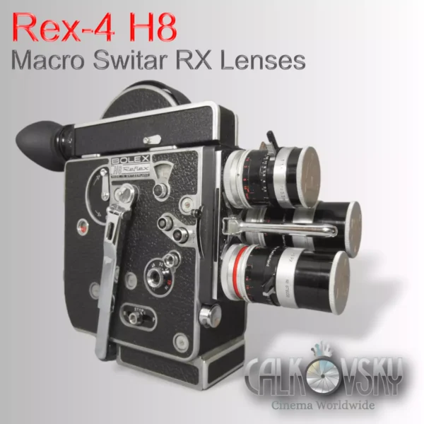 Bolex Rex-4 H8 Reflex 8mm Movie Camera Package (No 219418)