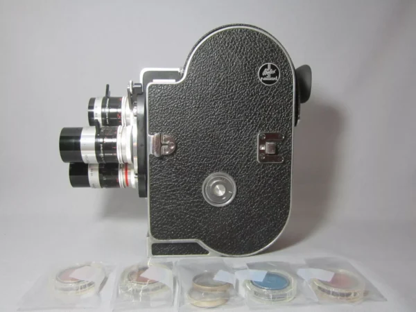 Bolex Rex-3 H8 Reflex 8mm Movie Camera (No 211707) + Preset Lenses - Image 9