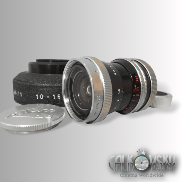 Kern Switar 1.6 / 10mm C-Mount Lens (No 975888) + Filter Hood