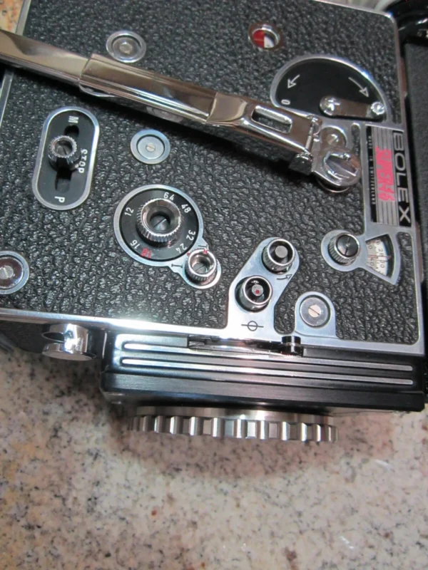 NOS Super-16 Bolex H16 Rex-5 16mm Movie Camera (No 231640) - Image 14