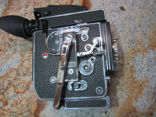 NOS Super-16 Bolex H16 Rex-5 16mm Movie Camera (No 234803) - Image 15