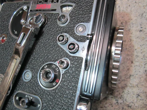 NOS Super-16 Bolex H16 Rex-5 16mm Movie Camera (No 234803) - Image 19