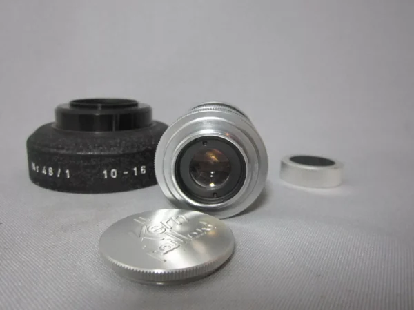 Kern Switar 1.6 / 10mm C-Mount Lens (No 975888) + Filter Hood - Image 4