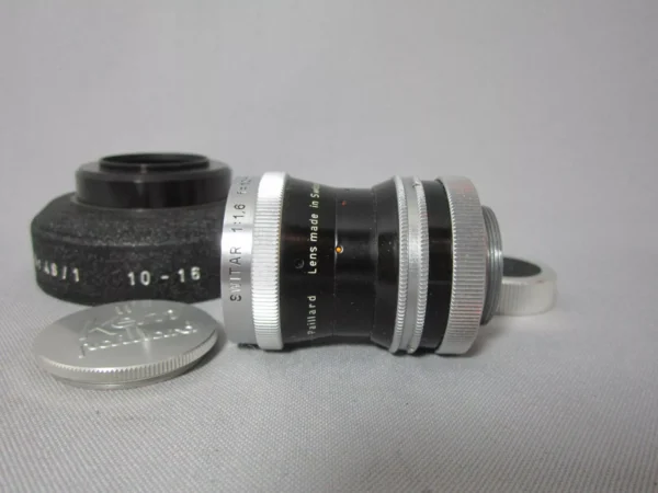 Kern Switar 1.6 / 10mm C-Mount Lens (No 975888) + Filter Hood - Image 5