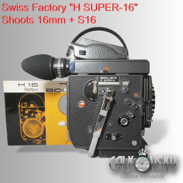RARE Factory "H Super-16" Rex-5 Bolex Movie Camera + 13x Viewer