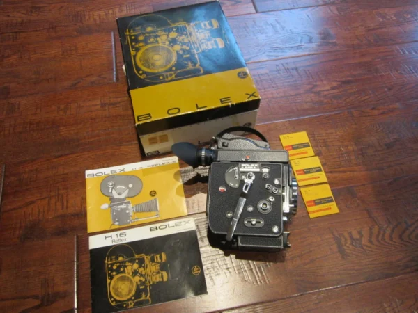 RARE Factory "H Super-16" Rex-5 Bolex Movie Camera + 13x Viewer - Image 20