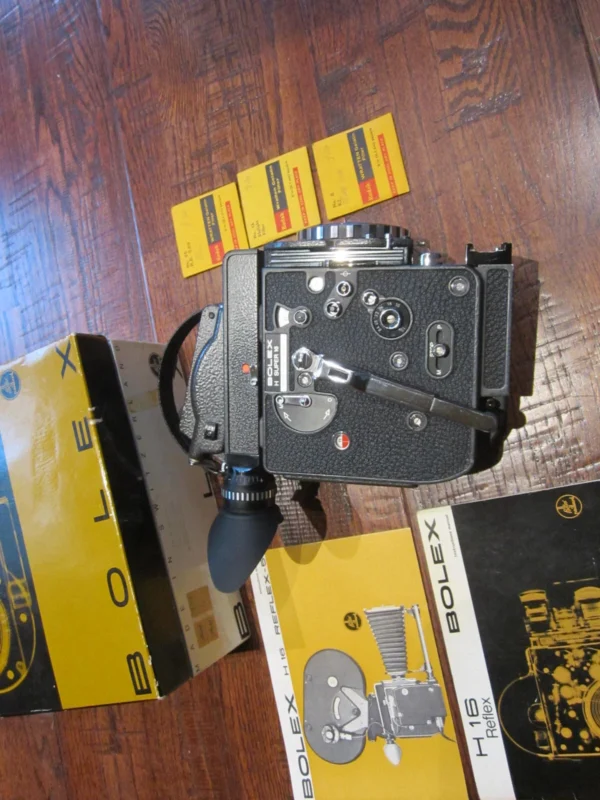 RARE Factory "H Super-16" Rex-5 Bolex Movie Camera + 13x Viewer - Image 21