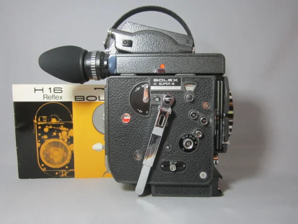 RARE Factory "H Super-16" Rex-5 Bolex Movie Camera + 13x Viewer - Image 6
