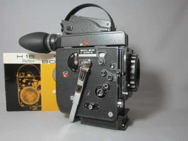 RARE Factory "H Super-16" Rex-5 Bolex Movie Camera + 13x Viewer - Image 7