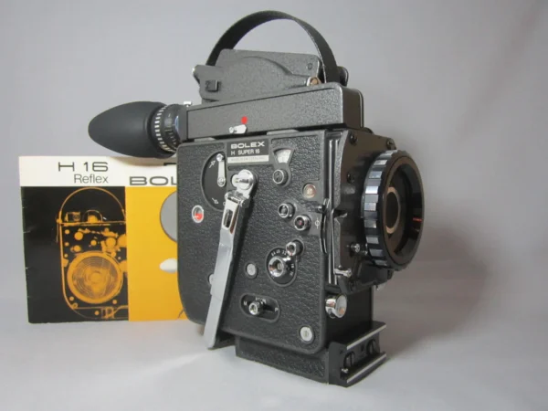 RARE Factory "H Super-16" Rex-5 Bolex Movie Camera + 13x Viewer - Image 8