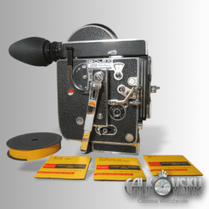 GLEAMING Bolex Rex-4 16mm Movie Camera + Rex-o-Fader