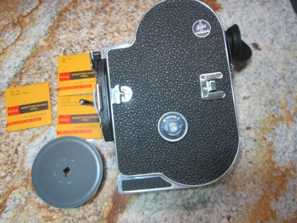 GLEAMING Bolex Rex-4 16mm Movie Camera + Rex-o-Fader - Image 13