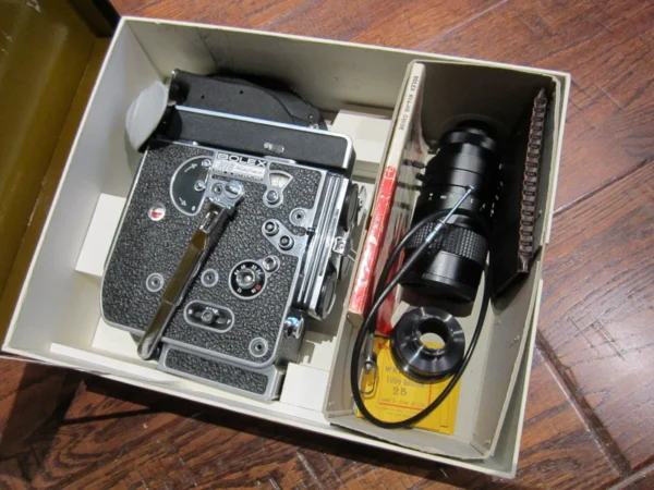 Bolex Rex-5 16mm Movie Camera (No 233523) + 75mm C-Mount Zoom Lens - Image 19