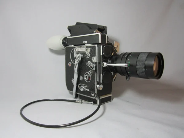 Bolex Rex-5 16mm Movie Camera (No 233523) + 75mm C-Mount Zoom Lens - Image 5