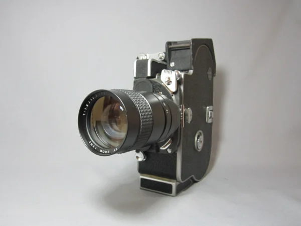 Bolex Rex-5 16mm Movie Camera (No 233523) + 75mm C-Mount Zoom Lens - Image 7