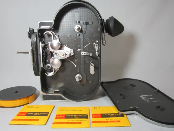 GLEAMING Bolex Rex-4 16mm Movie Camera + Rex-o-Fader - Image 8