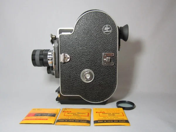 Bolex H16 Reflex 16mm Movie Camera (No 196200) Package - Image 9