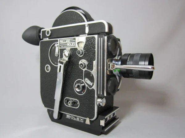 Bolex H16 Reflex 16mm Movie Camera (No 120912) + 12.5mm C-Mount Lens - Image 3