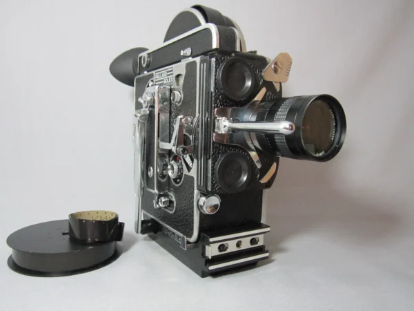 Bolex Rex Reflex 16mm Movie Camera (No 185048) + 12.5mm C-Mount Lens - Image 4