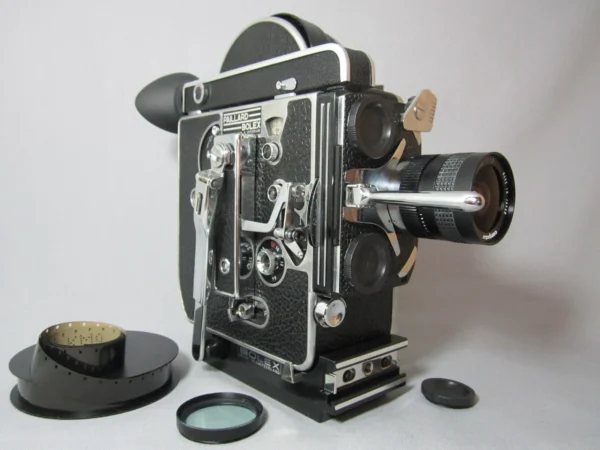 Bolex Rex Reflex 16mm Movie Camera (No 185048) + 12.5mm C-Mount Lens - Image 5
