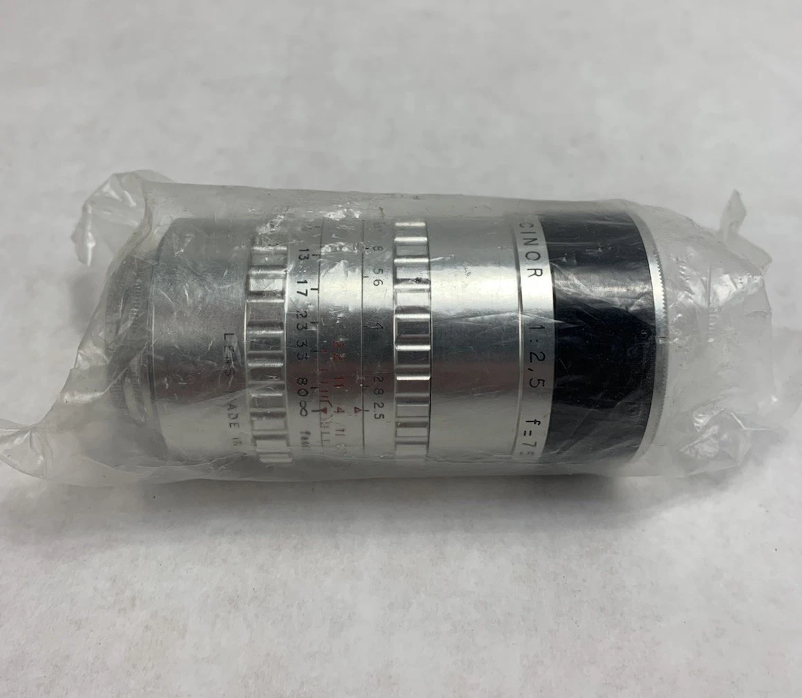 BRAND NEW (Sealed in Bag) Som Berthiot 2.5 / 75mm C-Mount Lens - Image 15