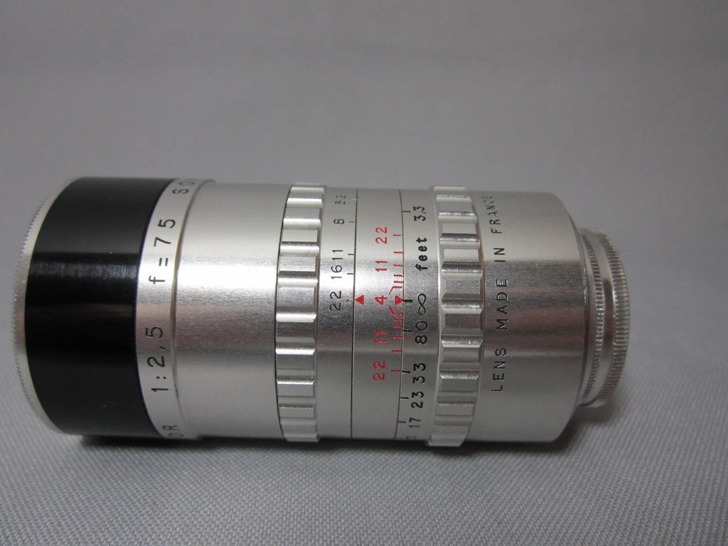 BRAND NEW (Sealed in Bag) Som Berthiot 2.5 / 75mm C-Mount Lens - Image 4