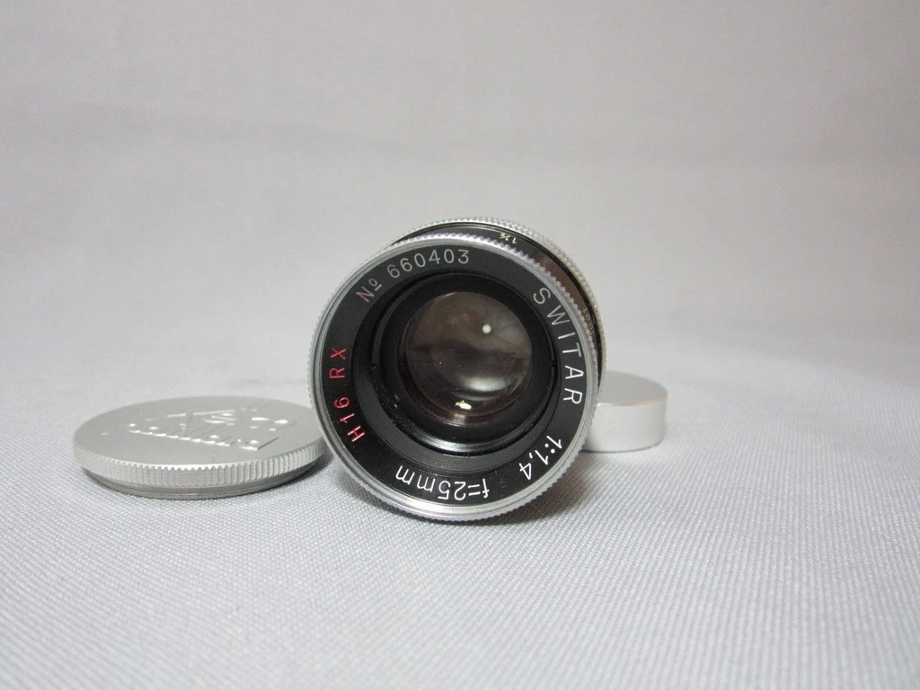 Super-16 Kern Switar H16 RX 1.4 / 25mm C-Mount Lens (No 66403) - Image 4