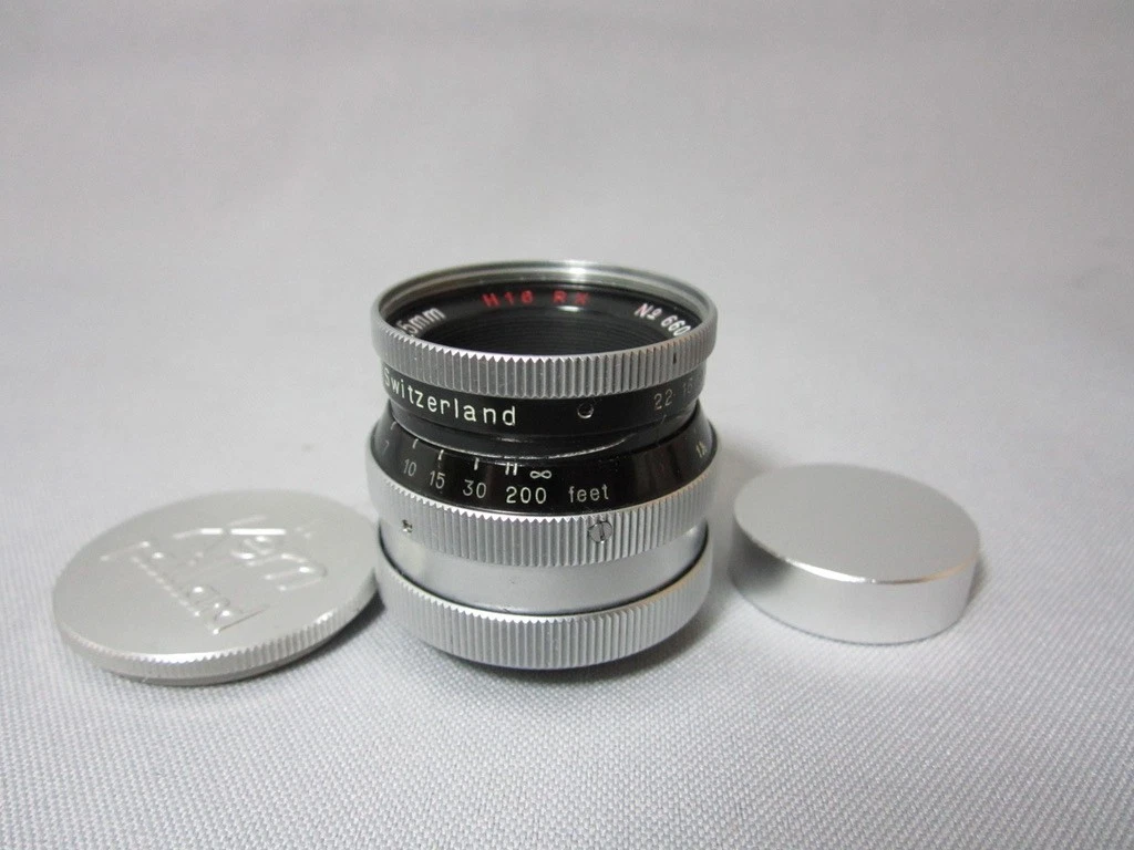 Super-16 Kern Switar H16 RX 1.4 / 25mm C-Mount Lens (No 66403) - Image 7