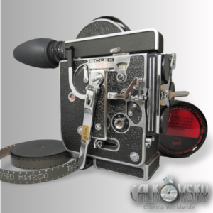 SUPER-16 Bolex Reflex 16mm Movie Camera (No 204080) + 1.3 / 12.5mm C-Mount Lens - OVERHAULED