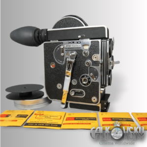 Bolex Rex-3 16mm Movie Camera (No 205185) + Matte Box Bracket