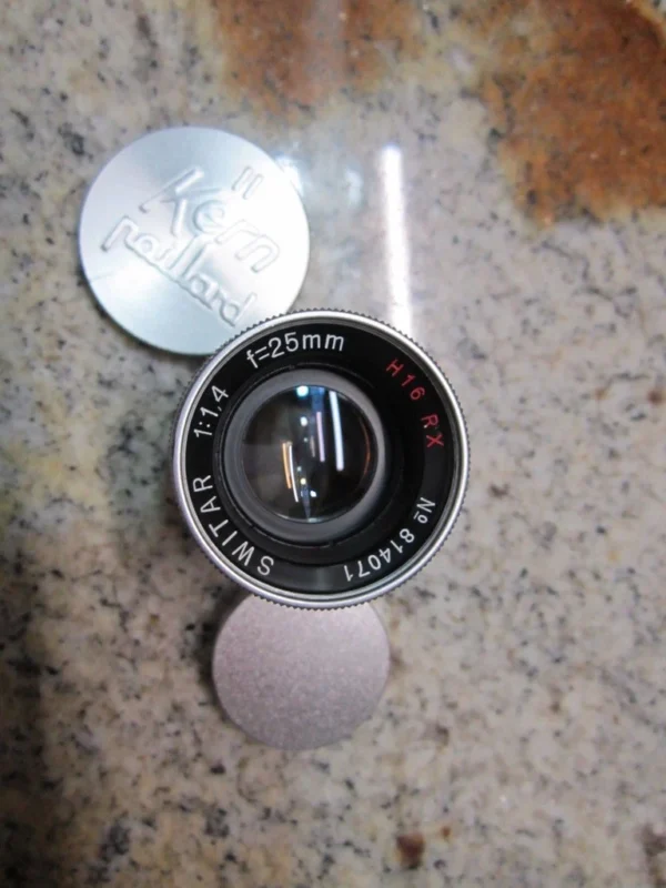 Super-16 Kern Switar H16 RX 1.4 / 25mm C-Mount Lens (No 814071