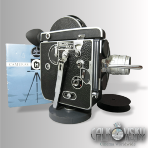 Bolex Rex Reflex 16mm Movie Camera (No 140537) + Cosmicar 25mm C-Mount Lens